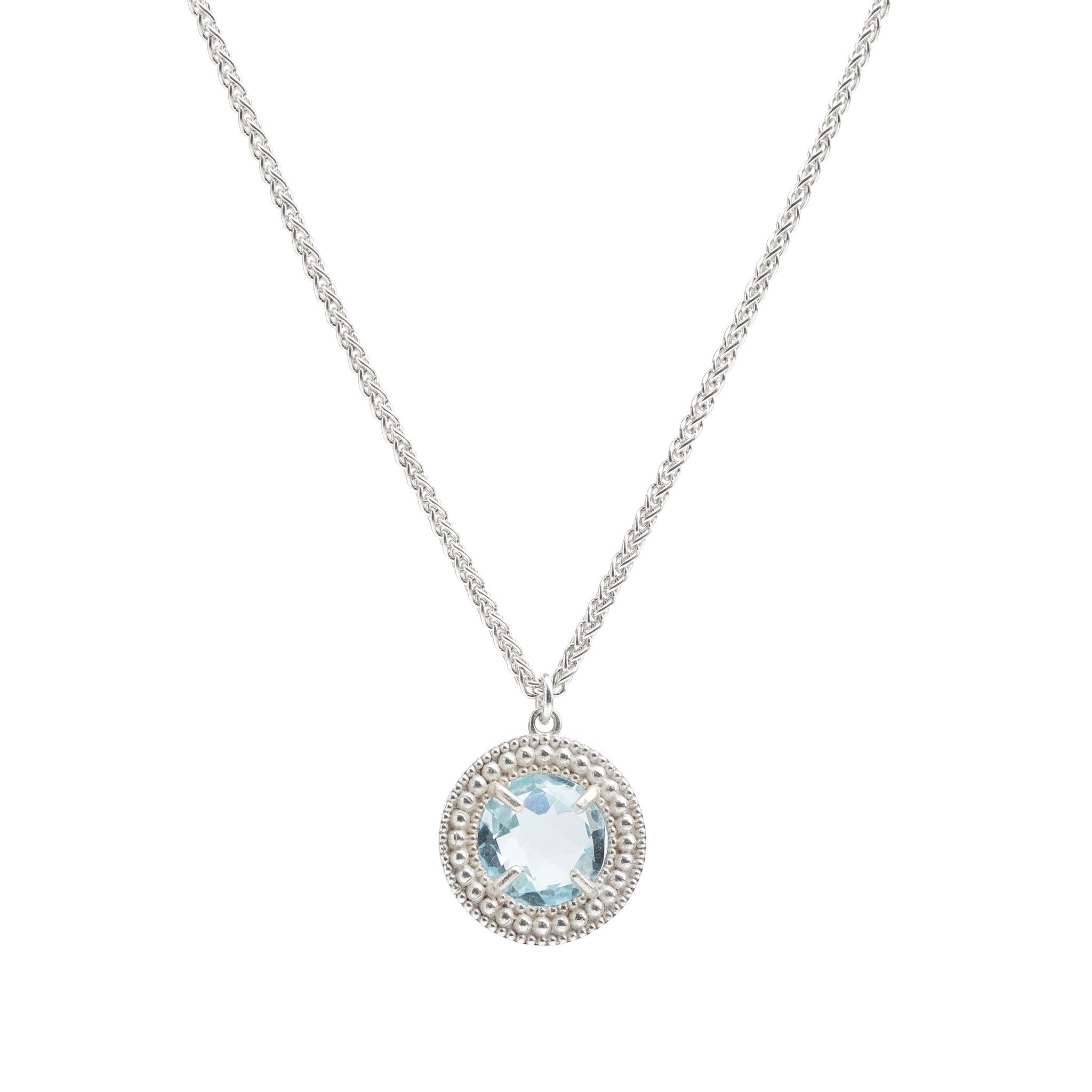 The Renaissance Classic Necklace in Blue Topaz - Christelle Chamberland