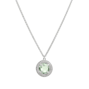 The Renaissance Classic Necklace in Green Amethyst - Christelle Chamberland