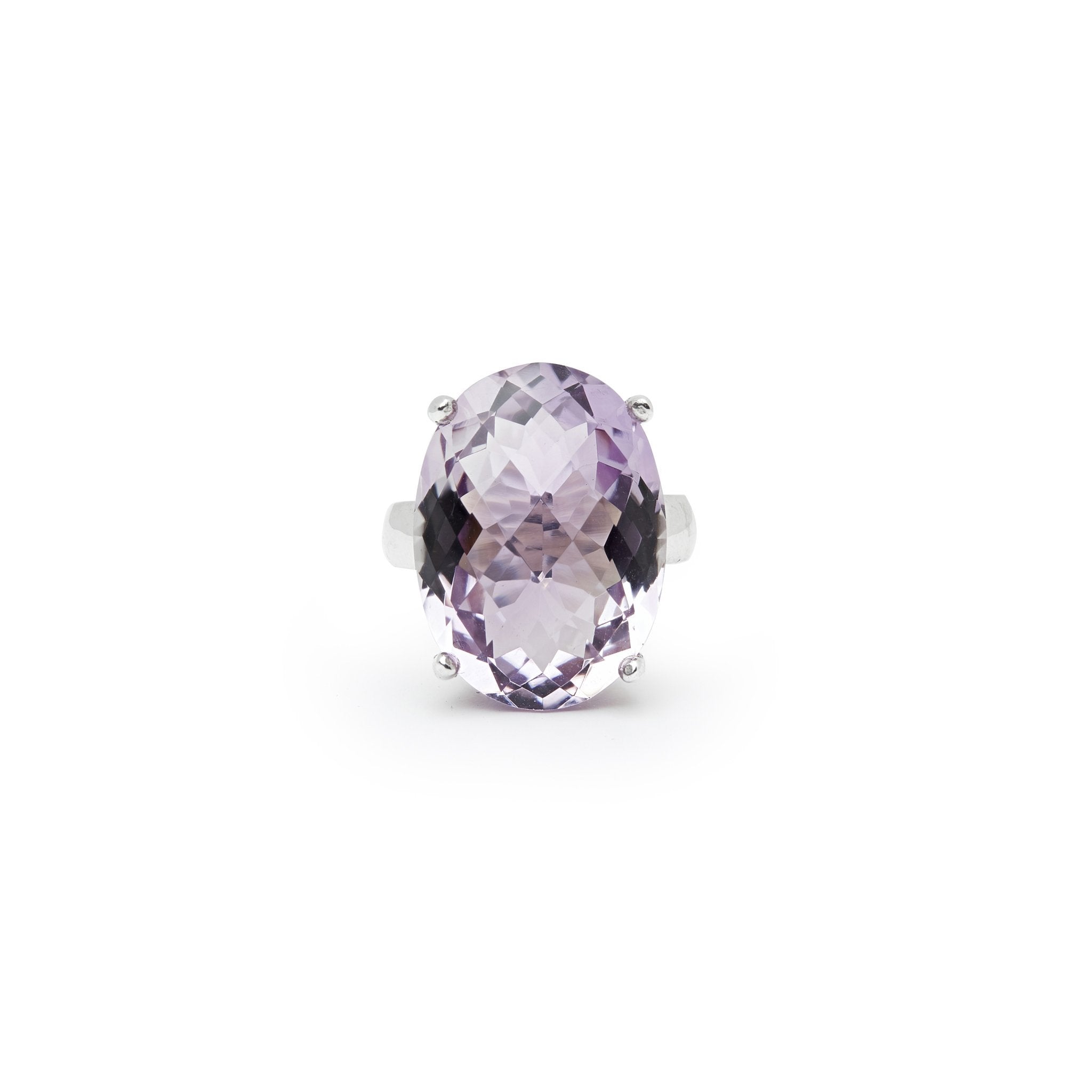 The Renaissance Cocktail ring in purple amethyst - Christelle Chamberland