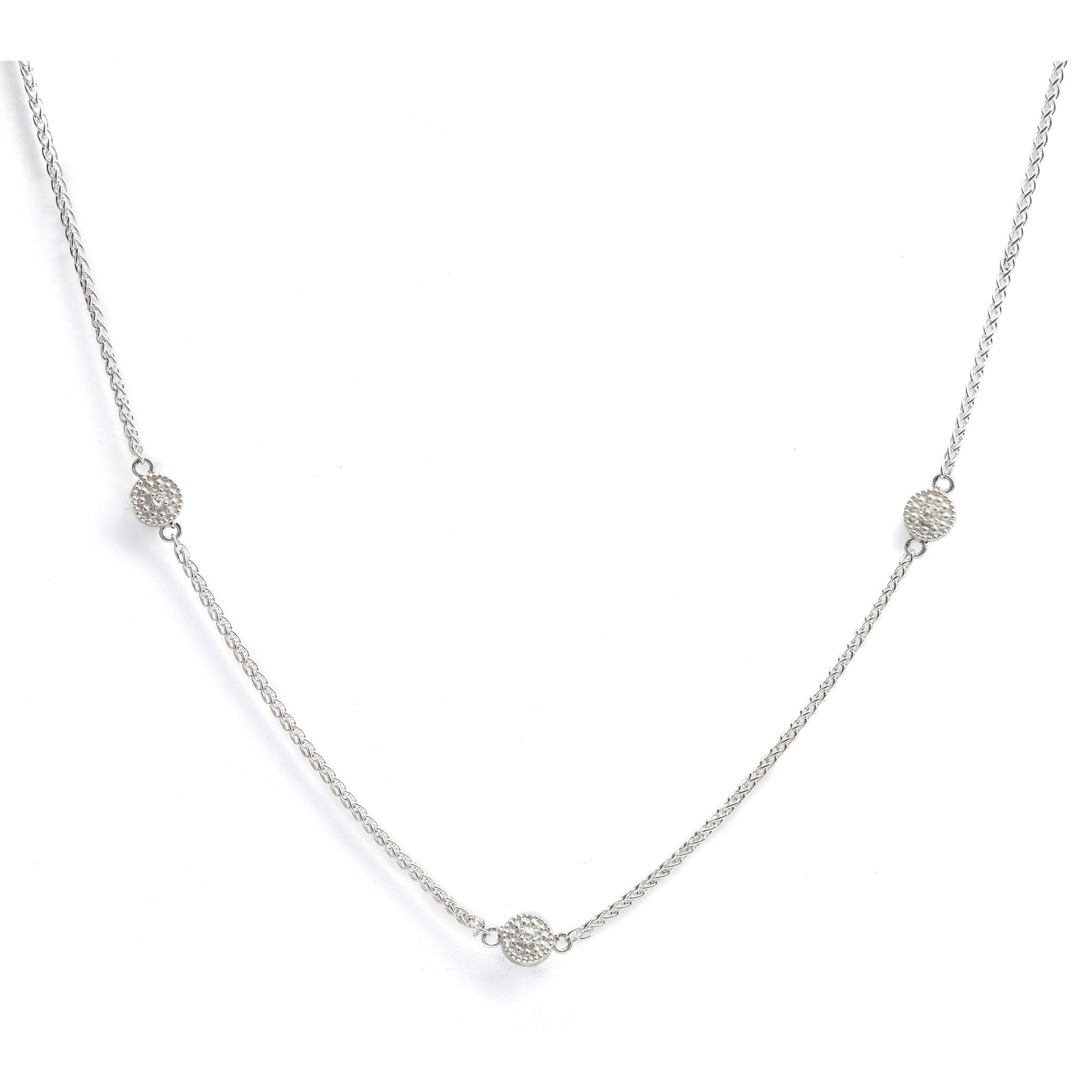 The Reverso Trio necklace in Crystal Quartz - Christelle Chamberland